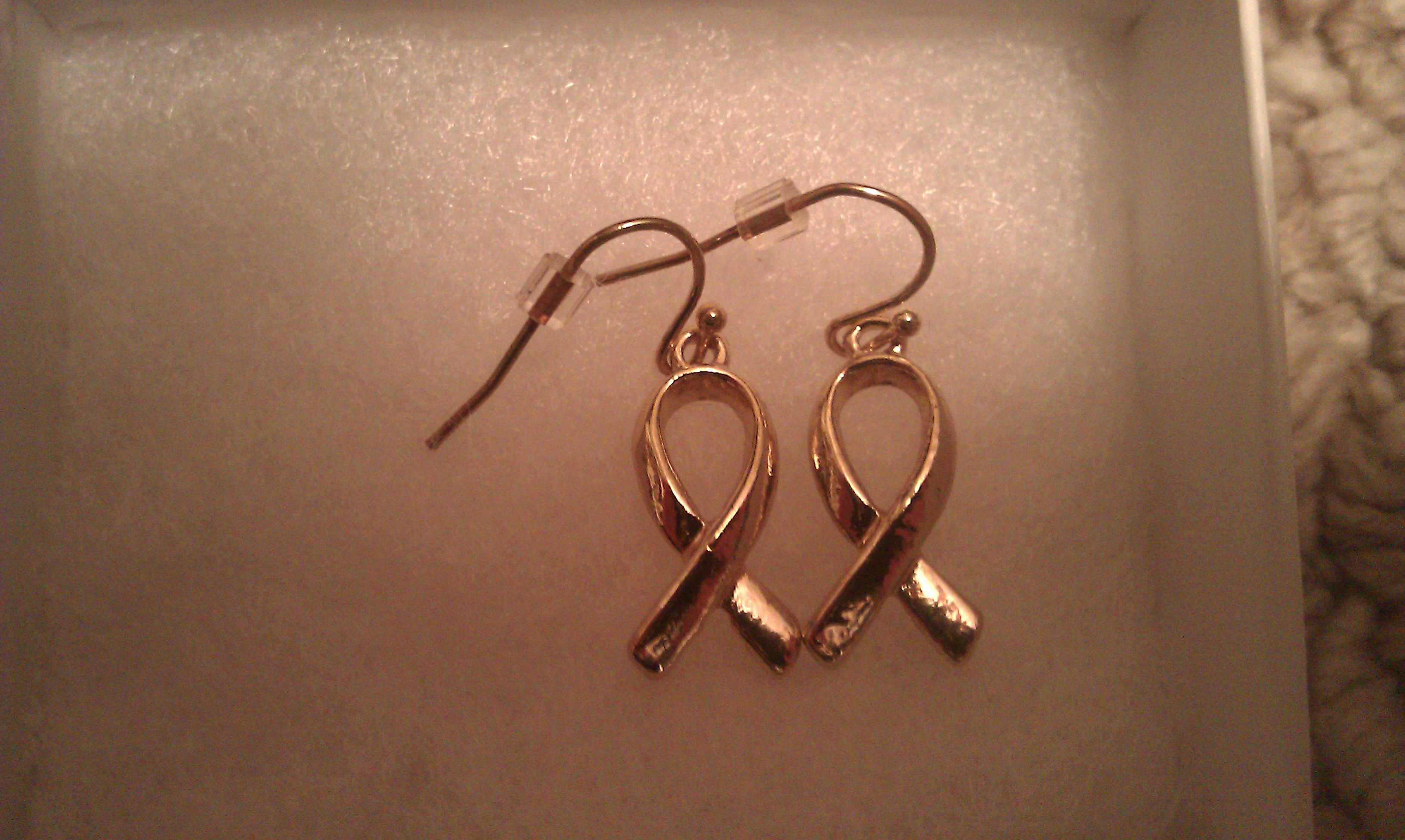 Image for Gold Ribbon Earring